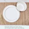 imageMikasa Rylee High Rim 12 Piece Bone China Durable Chip Resistant Lightweight Dinnerware Set Service for 4 White