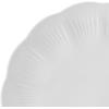 imageMikasa Flora Scalloped Lightweight Chip Resistant Bone China 12 Piece Plate Bowl Dinnerware Set Service for 4 White