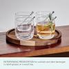 imageMikasa Glenwood Mixology 8 Piece Cocktail Shaker Bartender Stainless Steel with Acacia Wood Stand Bartool SetEntertaining Set