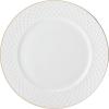 imageMikasa Trellis Gold Rim Bone China Lightweight Chip Resistant 12 Piece Dinnerware Set Service for 4