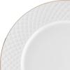 imageMikasa Trellis Gold Rim Bone China Lightweight Chip Resistant 12 Piece Dinnerware Set Service for 4