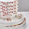 imageMikasa Wildflower Bliss 12 Piece Floral Bone China Durable Chip Resistant Lightweight Dinnerware Set Service for 4