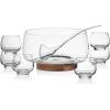 imageMikasa Glenwood Party Punch Bowl Set with Punch Cups and Ladle 8 Piece