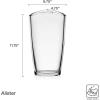 imageMikasa Alister Crystal Flower Vase 1175 inchClear