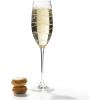 imageMikasa Cheers Set of 4 Platinum Rim Champagne Flutes 8 OunceChampagne Flute
