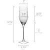 imageMikasa Cheers Set of 4 Platinum Rim Champagne Flutes 8 OunceChampagne Flute