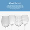 imageMikasa Cheers Set of 4 Platinum Rim Champagne Flutes 8 OunceWhite Wine Glass