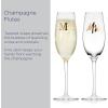 imageMikasa Gold Mr and Mrs Wedding Anniversary Champagne Toasting Flutes Gift Boxed Set Of 2 8 OunceClear