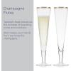 imageMikasa Gold Mr and Mrs Wedding Anniversary Champagne Toasting Flutes Gift Boxed Set Of 2 8 OunceGold