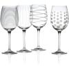imageMikasa Cheers Set of 4 Platinum Rim Champagne Flutes 8 OunceWhite Wine Glass