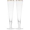imageMikasa Gold Mr and Mrs Wedding Anniversary Champagne Toasting Flutes Gift Boxed Set Of 2 8 OunceGold