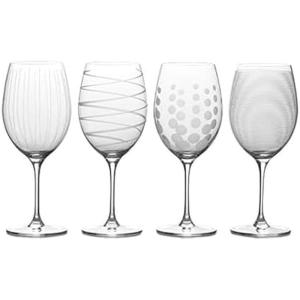 imageMikasa Cheers Set of 4 Platinum Rim Champagne Flutes 8 OunceBordeaux Red Wine