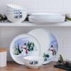 image:imageMikasa Snowman Forest Chip Resistant 12 Piece Dinnerware Set Service for 4
