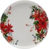 image:imageMikasa Winter Poinsettia Holiday Bone China Lightweight Chip Resistant Dinnerware Set Service for 4
