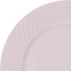 image:imageMiksa Trellis Pink Bone China Chip Resistant Lightweight 12 Piece Dinnerware Set Service for 4