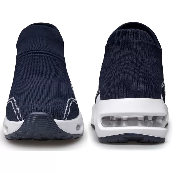 DOUSSPRT Womens Walking Shoes Slip on Sock Sneakers Lady Girls Nurse Mesh Air Cushion Platform Loafers Fashion Casual