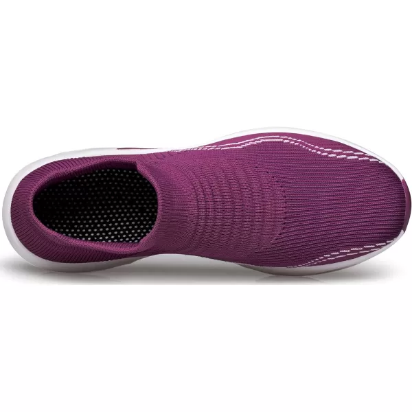 DOUSSPRT Womens Walking Shoes Slip on Sock Sneakers Lady Girls Nurse Mesh Air Cushion Platform Loafers Fashion Casual