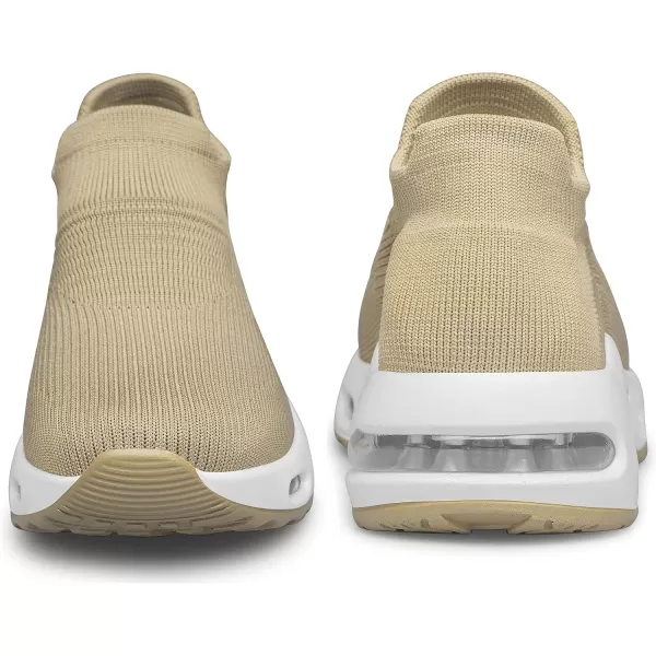 DOUSSPRT Womens Walking Shoes Slip on Sock Sneakers Lady Girls Nurse Mesh Air Cushion Platform Loafers Fashion Casual