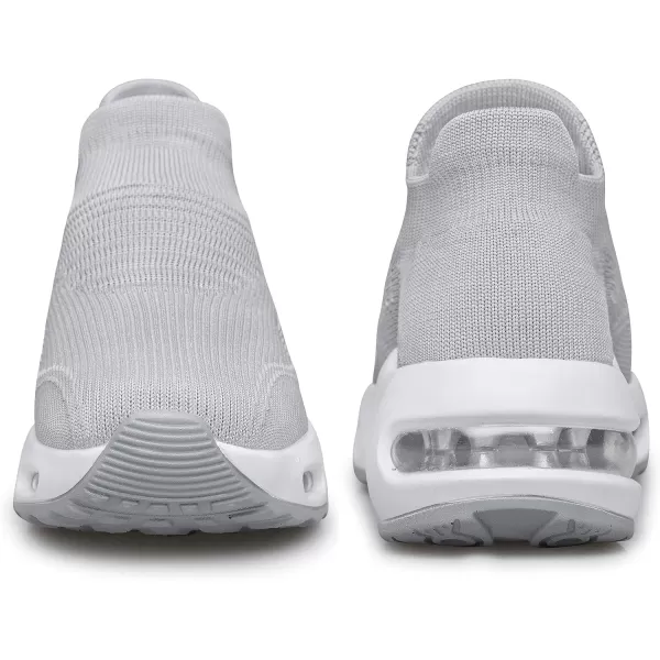 DOUSSPRT Womens Walking Shoes Slip on Sock Sneakers Lady Girls Nurse Mesh Air Cushion Platform Loafers Fashion Casual