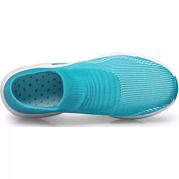 DOUSSPRT Womens Walking Shoes Slip on Sock Sneakers Lady Girls Nurse Mesh Air Cushion Platform Loafers Fashion Casual