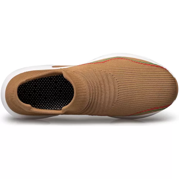 DOUSSPRT Womens Walking Shoes Slip on Sock Sneakers Lady Girls Nurse Mesh Air Cushion Platform Loafers Fashion Casual