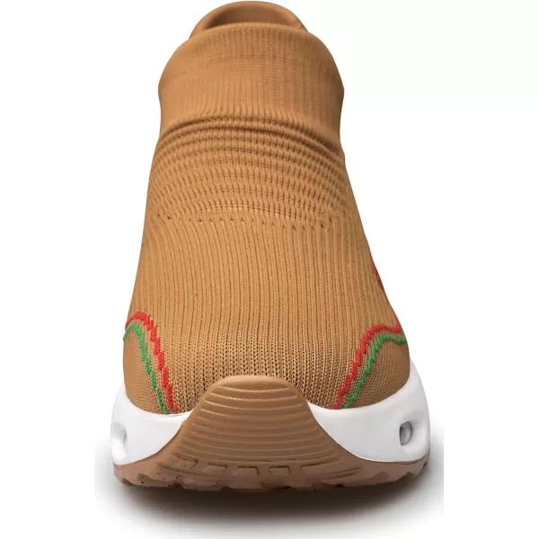 DOUSSPRT Womens Walking Shoes Slip on Sock Sneakers Lady Girls Nurse Mesh Air Cushion Platform Loafers Fashion Casual