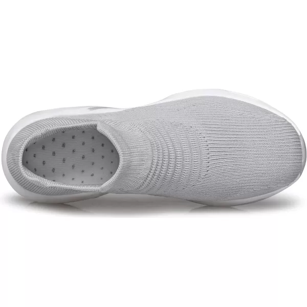 DOUSSPRT Womens Walking Shoes Slip on Sock Sneakers Lady Girls Nurse Mesh Air Cushion Platform Loafers Fashion Casual