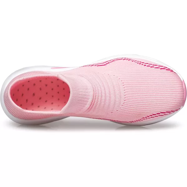 DOUSSPRT Womens Walking Shoes Slip on Sock Sneakers Lady Girls Nurse Mesh Air Cushion Platform Loafers Fashion Casual