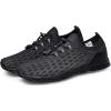 imageDOUSSPRT Womens Water Shoes Quick Drying Sports Aqua ShoesDarkblack
