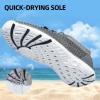 imageDOUSSPRT Womens Water Shoes Quick Drying Sports Aqua ShoesDarkgrey