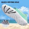 imageDOUSSPRT Womens Water Shoes Quick Drying Sports Aqua ShoesGreen