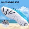 imageDOUSSPRT Womens Water Shoes Quick Drying Sports Aqua ShoesMoonblue