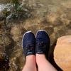 imageDOUSSPRT Womens Water Shoes Quick Drying Sports Aqua ShoesWhiteblue