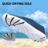 imageDOUSSPRT Womens Water Shoes Quick Drying Sports Aqua ShoesWhiteblue