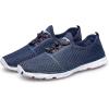 imageDOUSSPRT Womens Water Shoes Quick Drying Sports Aqua ShoesWhiteblue