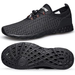 imageDOUSSPRT Womens Water Shoes Quick Drying Sports Aqua ShoesAllblack