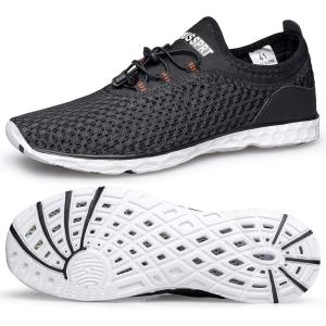 imageDOUSSPRT Womens Water Shoes Quick Drying Sports Aqua ShoesBlack049