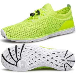 imageDOUSSPRT Womens Water Shoes Quick Drying Sports Aqua ShoesNeongreen