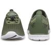 imageDOUSSPRT Mens Water Shoes Quick Drying Sports Aqua ShoesArmygreenWhite