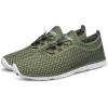 imageDOUSSPRT Mens Water Shoes Quick Drying Sports Aqua ShoesArmygreenWhite