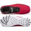 imageDOUSSPRT Mens Water Shoes Quick Drying Sports Aqua ShoesRedwhite