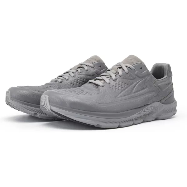 ALTRA Men Torin 5 Leather Trail Running Shoe, Gray, 9.5