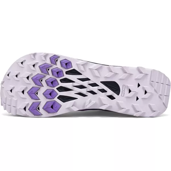 ALTRA Women's AL0A7R7I Lone Peak All-WTHR Low 2 Trail Running Shoe, Gray/Purple - 9 M US