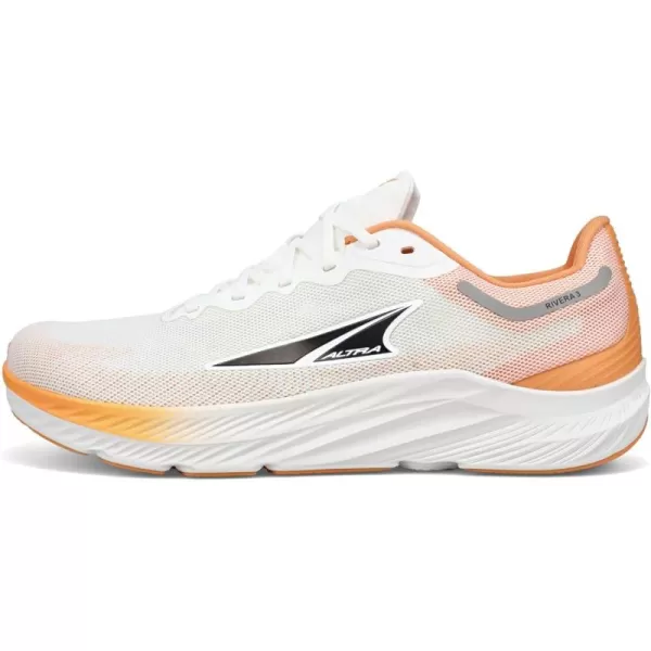ALTRA Men's AL0A7R6Y Rivera 3 Road Running Shoe, White/Orange - 10.5 M US