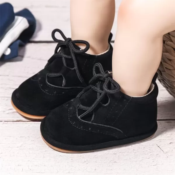 Meckior Baby Booties Newborn Infant Unisex Baby Girls Boys Velvet Rubber AnitSlip Sole Shoes Toddler Fleece Cozy Winter Warm Prewalker BootsA20Black