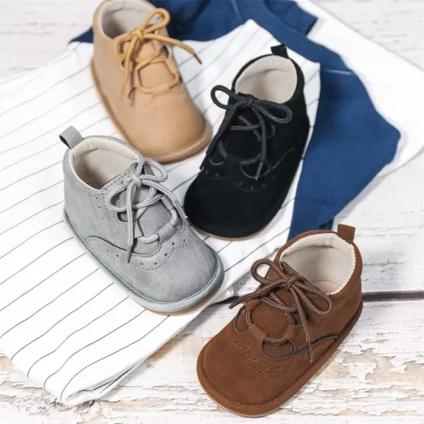 Meckior Baby Booties Newborn Infant Unisex Baby Girls Boys Velvet Rubber AnitSlip Sole Shoes Toddler Fleece Cozy Winter Warm Prewalker BootsA22Brown