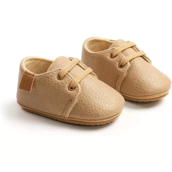 Meckior Baby Booties Newborn Infant Unisex Baby Girls Boys Velvet Rubber AnitSlip Sole Shoes Toddler Fleece Cozy Winter Warm Prewalker BootsB01Khaki