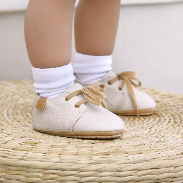 Meckior Baby Booties Newborn Infant Unisex Baby Girls Boys Velvet Rubber AnitSlip Sole Shoes Toddler Fleece Cozy Winter Warm Prewalker BootsB01White
