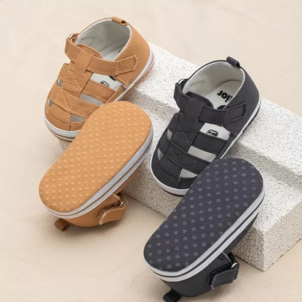 Meckior Baby Infant Boy Girl Sandals Newborn NonSlip Soft Rubber Sole Sandals for Baby Boys OpenToe Outdoor Casual Summer First Walkers ShoesD01Coffee