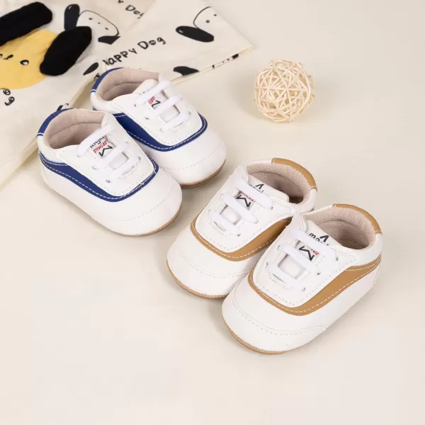 Meckior Infant Baby Girls Boys Canvas Shoes Soft Sole Toddler Slip On Newborn Crib Moccasins Casual Sneaker Austin Boys Flat Lazy Loafers First Walkers Skate ShoeB06Apricot